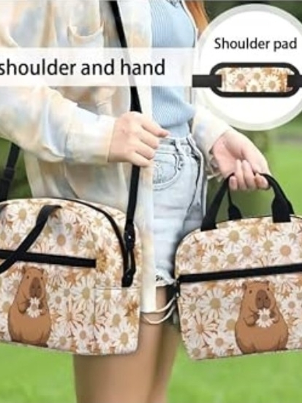 Daisy Capybara Backpack Set - Picture 5 of 10